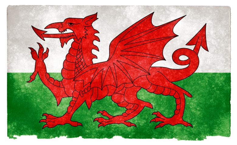 Free stock image of Wales Grunge Flag created by Nicolas Raymond