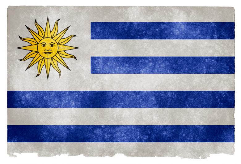 Free stock image of Uruguay Grunge Flag created by Nicolas Raymond