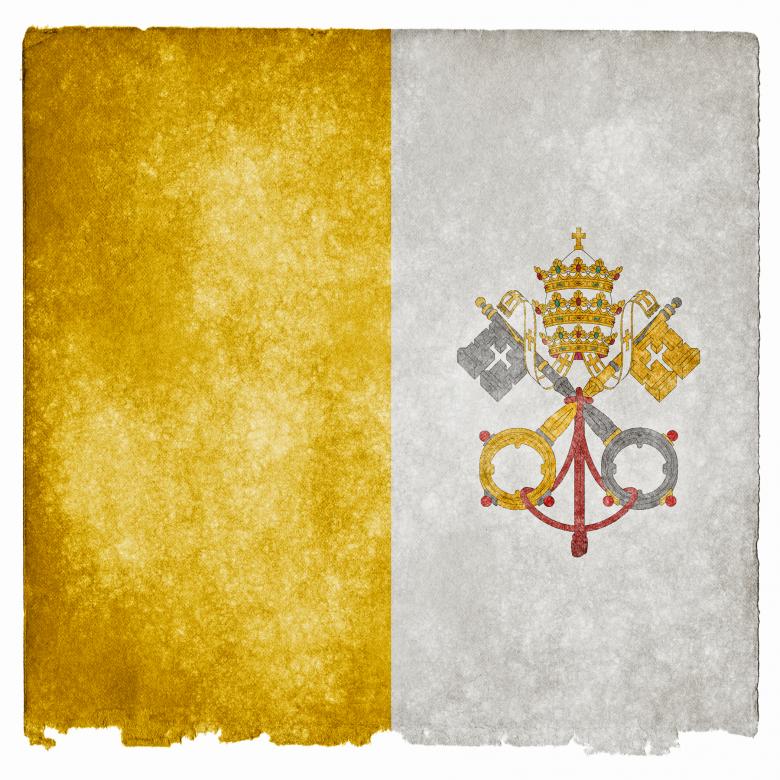 Free stock image of Vatican Grunge Flag created by Nicolas Raymond