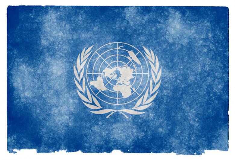 Free stock image of United Nations Grunge Flag created by Nicolas Raymond