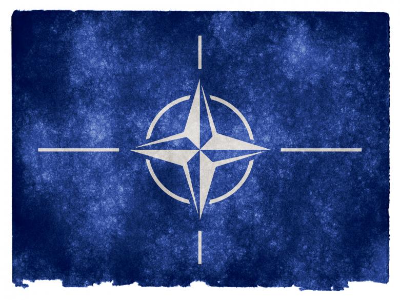 Free stock image of NATO Grunge Flag created by Nicolas Raymond