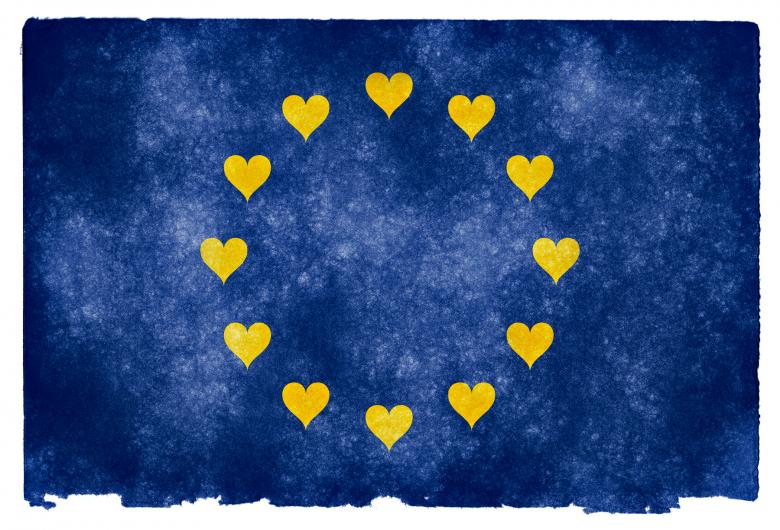 Free stock image of Euro Love Grunge Flag created by Nicolas Raymond