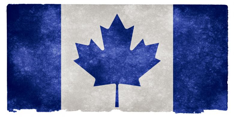 Free stock image of Canada Grunge Flag - Blue created by Nicolas Raymond