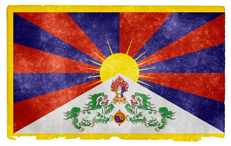 Free stock image of Tibet Grunge Flag created by Nicolas Raymond