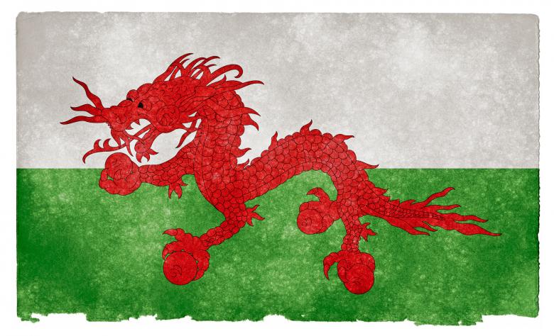 Free stock image of Asian Welsh Grunge Flag created by Nicolas Raymond