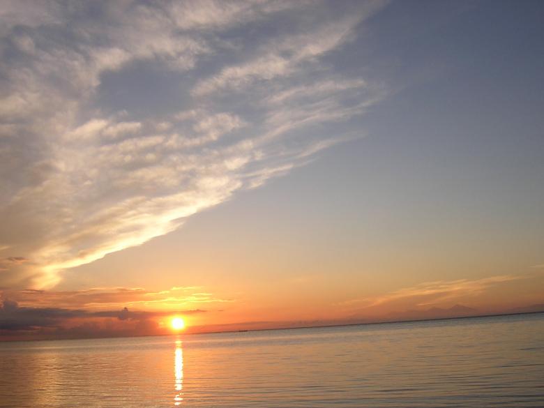 Free stock image of Sunset at the Sea created by Gebyar Andyono