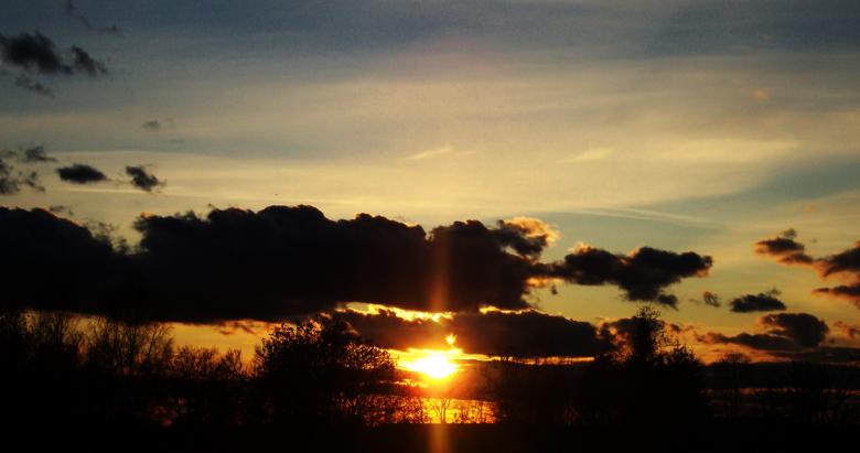 Free stock image of Sunset created by Laura Dambite
