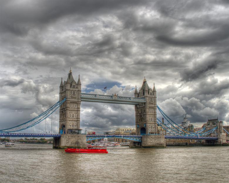 Free stock image of Tower Bridge created by Geoffrey Whiteway
