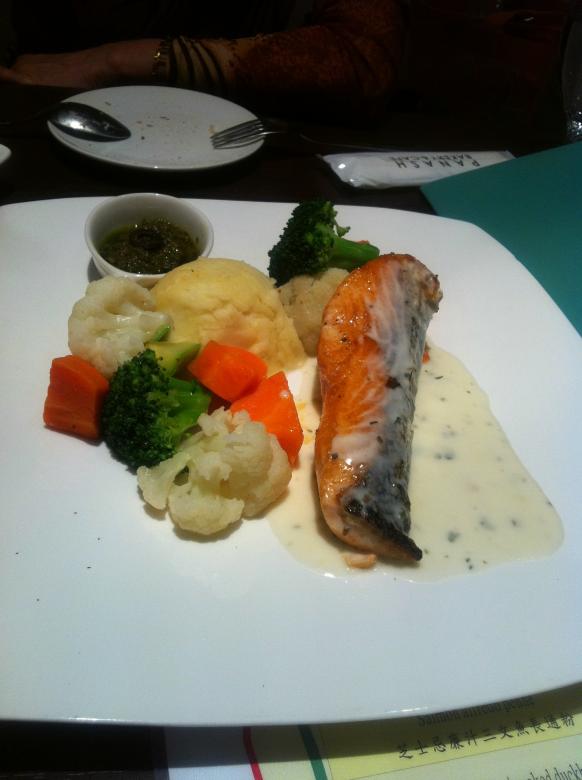 Free stock image of Salmon Dish created by Steve Tsoi