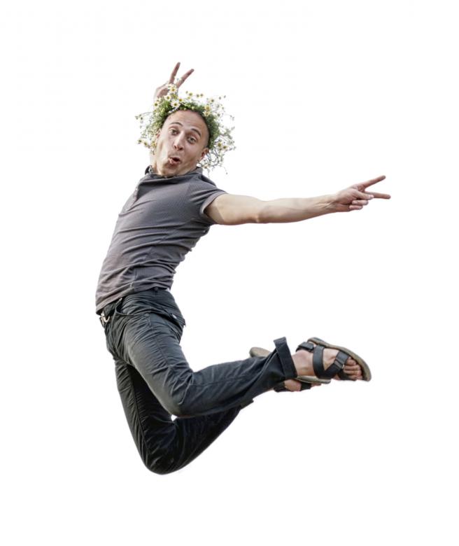 Free stock image of man jumping created by 2happy