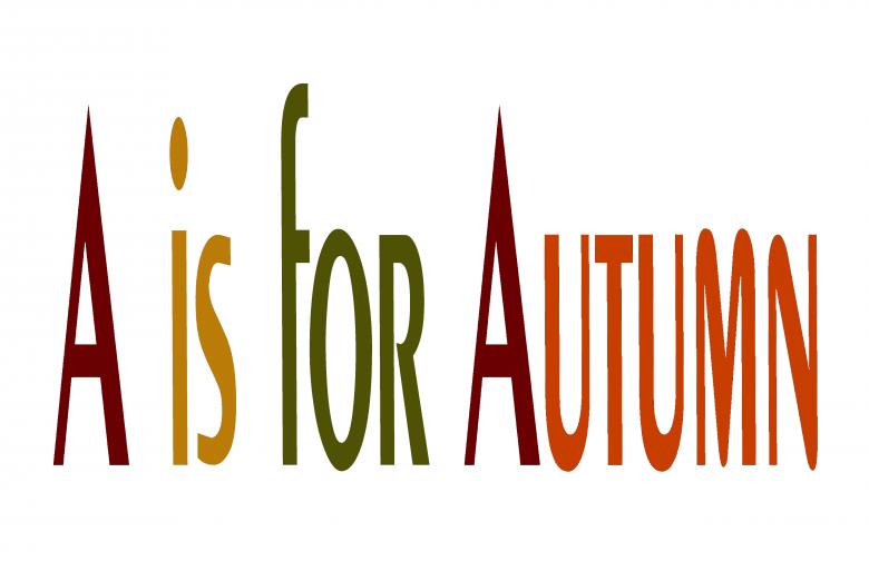 Free stock image of A is for Autumn - White created by Katrena Patterson