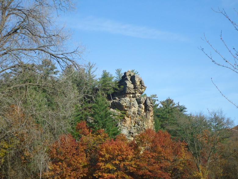 Free stock image of Rock Cliff Among Trees created by Yinan Chen