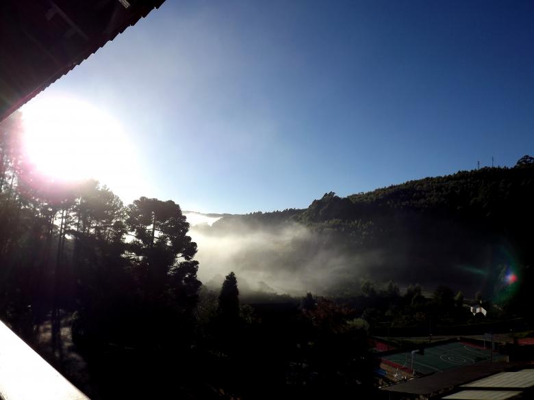 Free stock image of Sunrise, Fog and Forest created by Edgar Eler
