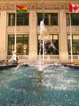Free Stock Photo of Chicago Fountain