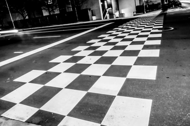 Free stock image of Checkered crosswalk pattern created by agphotostock.com