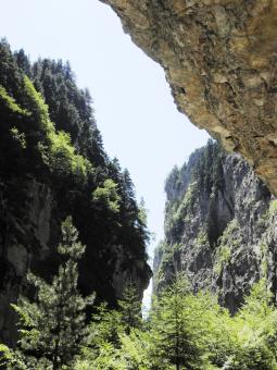 Trigrad gorge in Rhodopi mountains