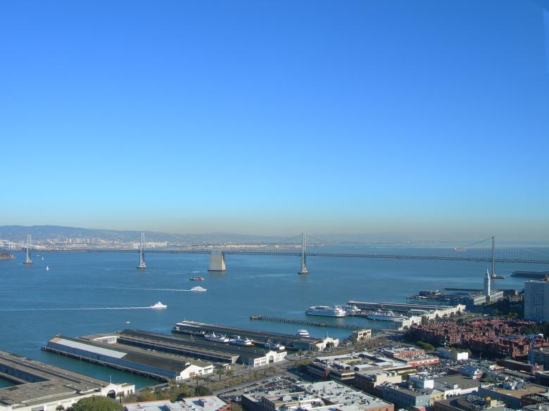 Free stock image of Bay Bridge View created by John C. Thomas