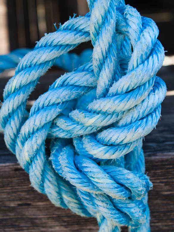 Free stock image of Blue Rope created by Geoffrey Whiteway