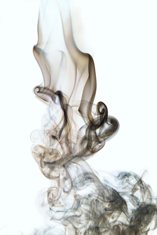 Free stock image of Swirly smoke on white created by 2happy