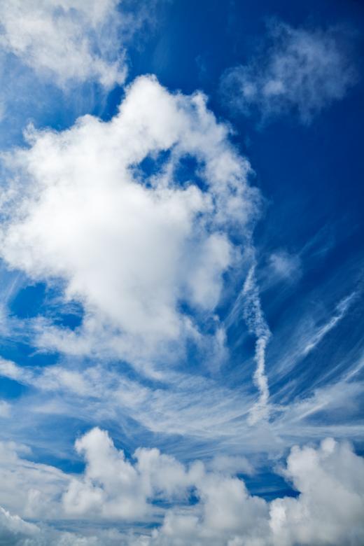 Free stock image of Cloudy Blue Sky created by Nicolas Raymond