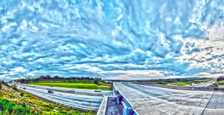 Free stock image of Cloudy on highway created by agphotostock.com
