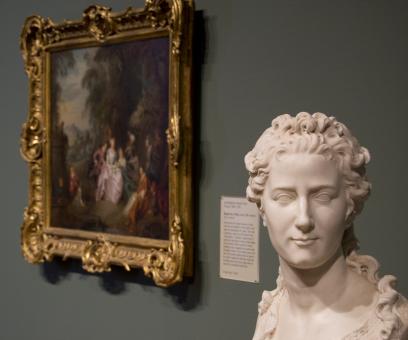 Painting and a bust - Free Stock Photo