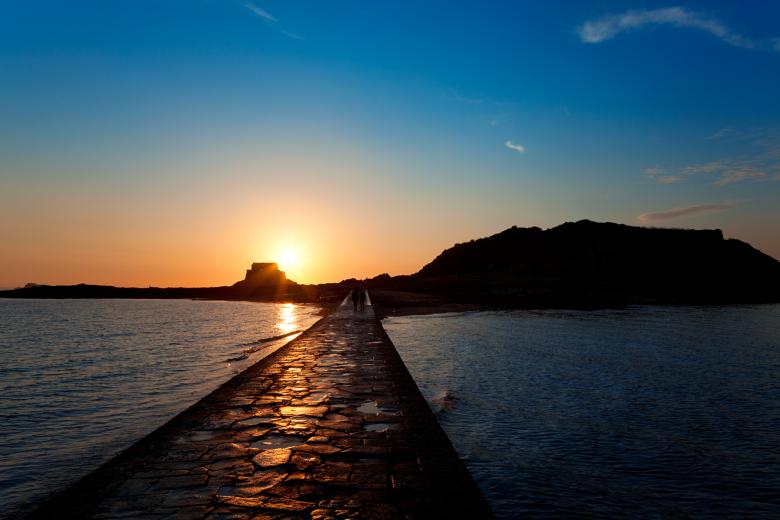 Free stock image of Saint-Malo Sunset Scenery created by Nicolas Raymond