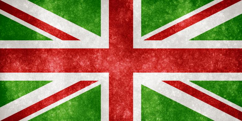 Free stock image of UK Grunge Flag - Christmas Colors created by Nicolas Raymond