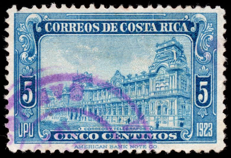 Free stock image of Blue Post Building Stamp created by Nicolas Raymond