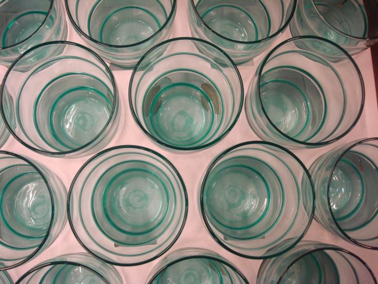 Free stock image of Blue water glasses created by Boris Kyurkchiev
