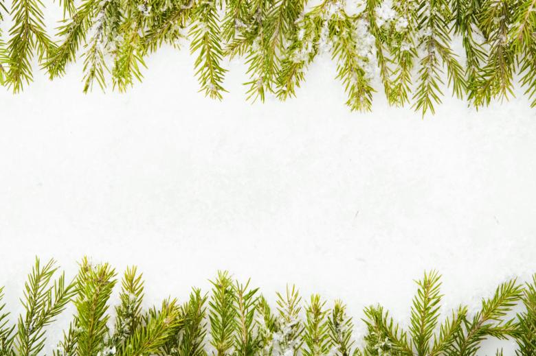 Free stock image of christmas frame with snow created by 2happy