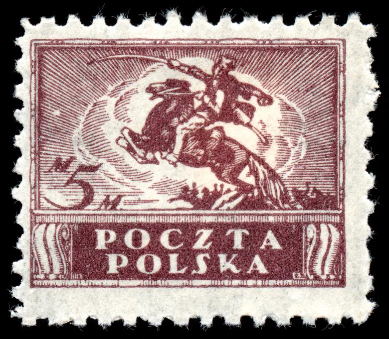 Free stock image of Brown Uhlan Regiment Stamp created by Nicolas Raymond
