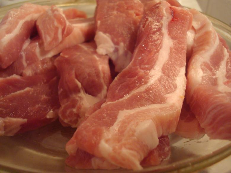 Free stock image of Raw pork ribs created by Boris Kyurkchiev
