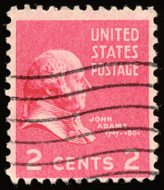 Free stock image of Pink John Adams Stamp created by Nicolas Raymond