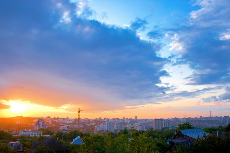 Free stock image of City Sunset created by 2happy