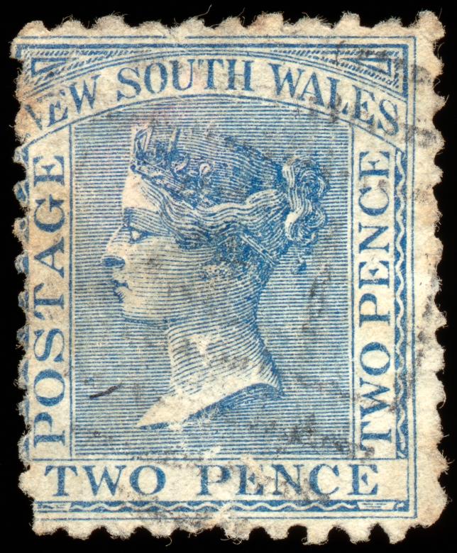 Free stock image of Blue Queen Victoria Stamp created by Nicolas Raymond