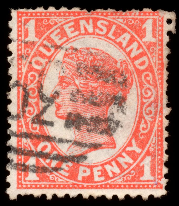 Free stock image of Orange Queen Victoria Stamp created by Nicolas Raymond