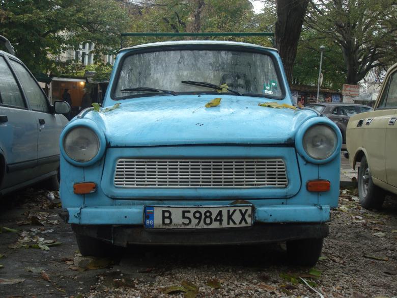 Free stock image of Old blue trabant created by Boris Kyurkchiev