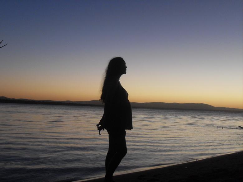 Free stock image of Girl in sunset created by Nicholas Spaggiari