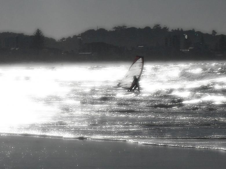 Free stock image of Windsurfer and Beach created by Nicholas Spaggiari