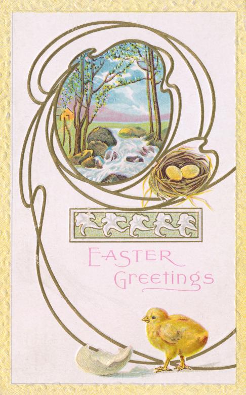 Free stock image of Vintage Easter Greeting Card created by Nicolas Raymond