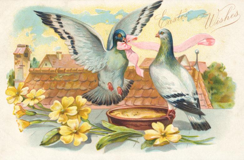 Free stock image of Antique Easter Greeting Card created by Nicolas Raymond