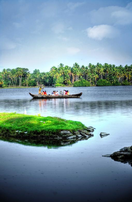 Free stock image of Back water in Kerala created by DEEPU DAS
