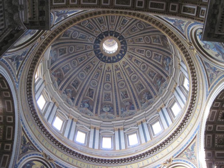 Free stock image of St Peter's basilica dome created by Boris Kyurkchiev