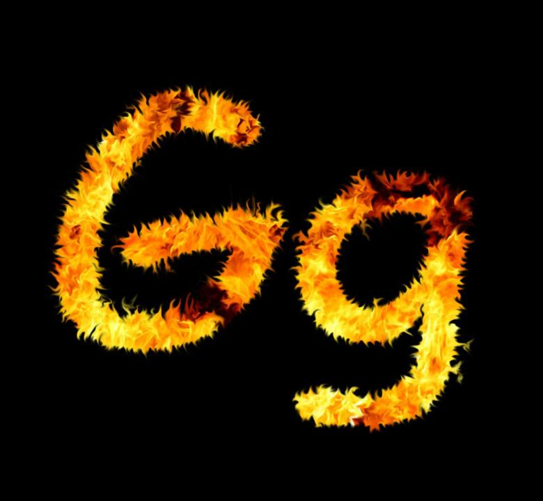 Free stock image of Fire letter created by Valeev