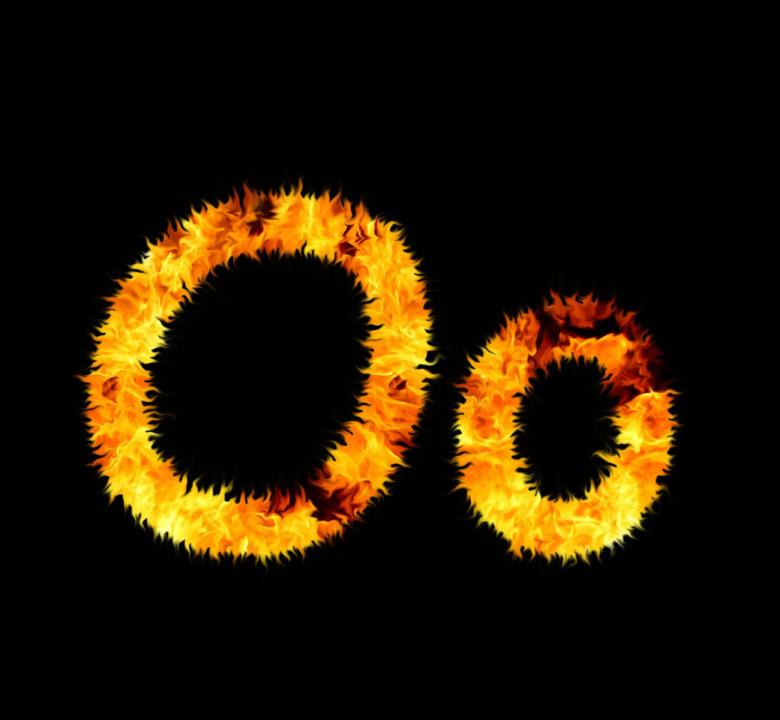 Free stock image of Fire letter created by Valeev