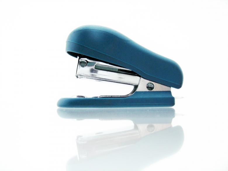Free stock image of blue stapler created by 2happy