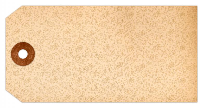 Free stock image of Vintage Paper Tag - Flourish Pattern created by Nicolas Raymond