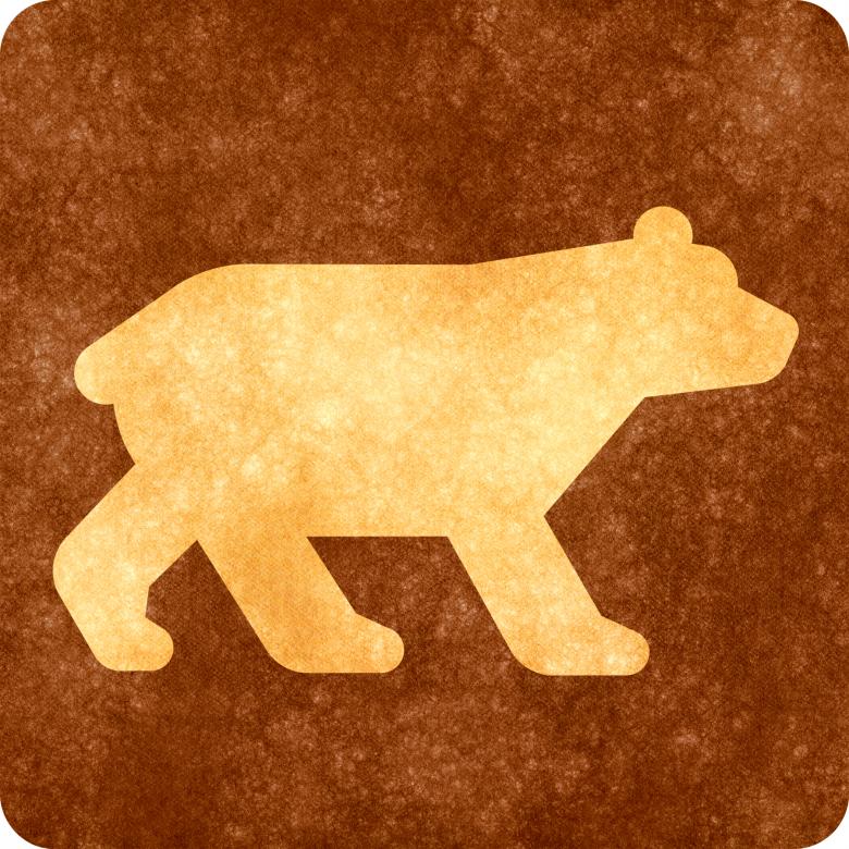 Free stock image of Sepia Grunge Sign - Bear Viewing created by Nicolas Raymond