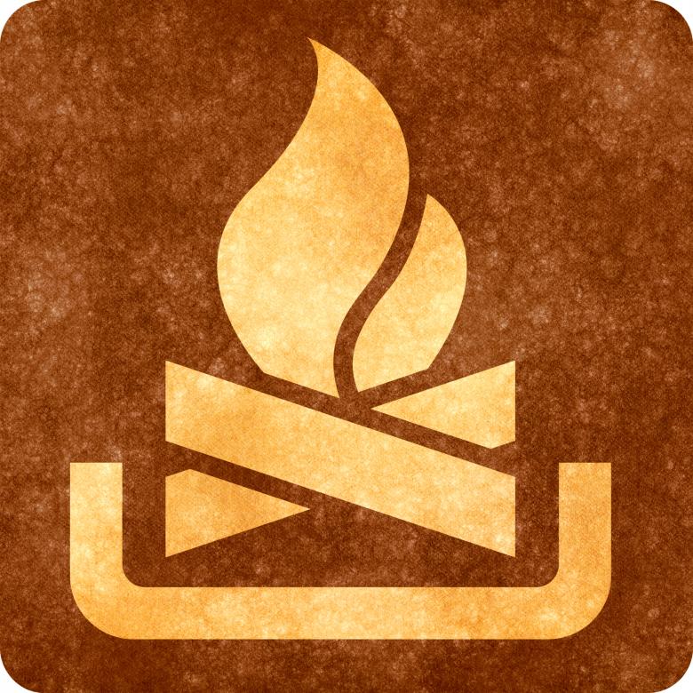 Free stock image of Sepia Grunge Sign - Campfire created by Nicolas Raymond